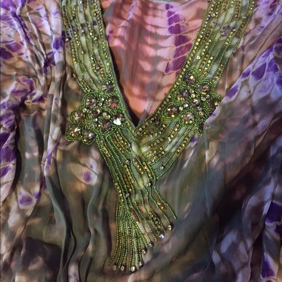 Kareena's Trends 100% hand dyed&hand crafted‎ tunic - Picture 2 of 3